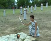 Location: Olympia, Greece. nDate: 24th October 2017 nnSTORY SCRIPTnThe Olympic flame was today lit in Olympia, Greece, marking the countdown to the Olympic Winter Games PyeongChang 2018 in the Republic of Korea.nnPresident of the International Olympic Committee Thomas Bach was joined by other Olympic leaders to witness the traditional flame lighting ceremony.nnOutside the 2600 year old Temple of Hera, a ‘high priestess’ ignited the Olympic torch before handing it to first torchbearer, 24 yea