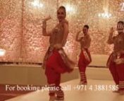 Bollywood dancers for wedding in Abu Dhabi, Dubai by Elegant Art Events - Chammak Challo from chammak