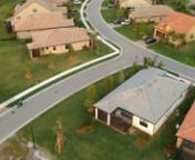 An aerial view of Veranda Gardens residential community in Port St Lucie, Florida