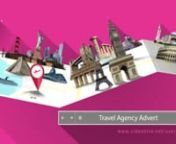 Download Template: videohive.net/item/travel-agency-advert/7603381?ref=aetemplateprojectsnn© steve314nn“Travel Agency Advert” is a commercial After Effects fullHD modular world travel advertisement. Suitable for an on-line (air flights tickets and hotel) global holiday booking agency &amp; for holiday Tour Operators offering international all-inclusive travel packages (tropical vacations, cruises, car rentals, bus &amp; train transports)nnMODULAR STRUCTURE: n• All monument images are incl