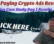 My Paying Crypto Ads Review - Live Case Study Day 1 ResultsnnJoin My Paying Crypto Ads : http://mpcyb.workwithrob.infonnAdd Me On FB: https://www.facebook.com/bobby.miller.9849912nnSubscribe to My YT Channel:https://www.youtube.com/channel/UCijNQIcm-UygqAY-y0xgz3QnnMyPayingAds has been the industry gold standard since March 2015.nnAt MyPayingAds, we understand the meaning and power to be ahead of the game and we are excited to once again be the pioneers of this new breed of advertising platform.