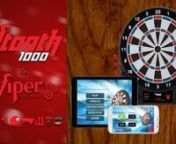 You’ll never play darts the same way again with the Vtooth 1000 electronic dartboard! Using Bluetooth Smart technology you can connect your dartboard to a smart phone, tablet or other device via the Viper Darts Linkup app. This revolutionary free new app will allow you to keep track of all your scores with a profile that will save your darting stats. The free Viper Dart Linkup App is launching with 16 games available with many more to come. The scoreboard app can utilize a quick play feature t
