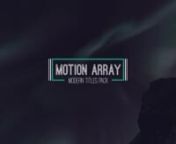 Get 100&#39;s of FREE Video Templates, Music, Footage and More at Motion Array: https://www.bit.ly/2UymF81nGet this here: https://motionarray.com/after-effects-templates/new-modern-titles-34673nnNew Modern Titles is a clean and tidy template for After Effects. Smooth and stylishly animated with clean text animations. This pack 15 unique and charming title animations can even be used as lower thirds. Excellent to use on your next presentation, interview, documentary, Vlog, slideshow, events, movie, f