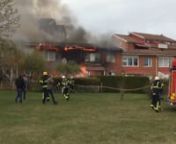 Flera lägenheter förstördes. 170516nnLÄS MER HÄR: http://www.marsta.nu/nyheter/kraftig-brand-radhus/