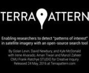 Terrapattern is an interface for finding