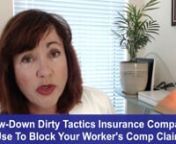 Before you rush to your GP to start a worker’s compensation claim, pause for a moment and watch this video. There are some things you need to know about the dodgy tactics insurance companies use when it comes to worker’s compensation claims for psychological injuries.