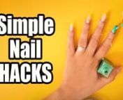 Nail art designs step by step at home is something we all love doing, however, more than often we end up goofing up. Put your nail polish collection to good use by mastering these nail polish hacks. These nail polish hacks are easy to do a home without many tools. nnIn this video, we show you, 2 ways to apply nail polish seamlessly and 2 quick ways to dry your nail polish without any goof ups! Watch on for all the hacks. nnSubscribe: https://www.youtube.com/pinkvillannIf you like the video pleas