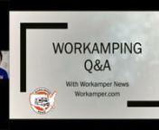 [November 2022 Q&amp;A Session]Have questions about Workamping and RVing? Listen in to this recorded webinar to get your questions answered by the creators and leaders of the Workamping industry - Workamper News Workamper.com.nnIn this session, we discuss:n00:00 Welcomen02:50 How Workamper News helps Workampersn4:40 To become Workampers, how do we register and who do we speak with?n7:40 What kind of jobs are available? n15:56 Where? n16:35 For how long? n20:58 What is the pay? n23:30 Are RV si