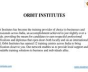 Video Orbit Institutes.mp4 from orbit video mp4