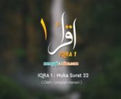 IQRA 1 Muka Surat 22 by Ustazah Hanani binti Mohamad from ustazah