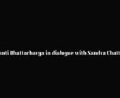 Re-enactments in progress Nyota Inyoka notations NAGUI and SHIVA - Srabanti Bhattacharya in dialogue with Sandra Chatterjee from srabanti