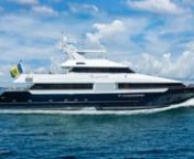 M/Y Quantum is a 125’ (38.10m) motor yacht built in 1989 by Broward and refit in 2022. Learn more about her at https://www.merlewood.com/luxury-yacht-for-sale-102738/quantum-yacht. nThe 125’ (38.10m) Quantum was the first Broward to be ABS certified and remains fully in class today. She accommodates up to 8 guests in 4 staterooms, plus up to 6 crew.nAs soon as you walk on board you are immediately struck with her spaciousness, which is much more than you would expect from a vessel of this si
