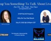 Giving You Something To Talk About - The show that brings you Real Talk, Real People, Real Topics at www.gysttalivetv.com nnWhy Do You Feel StucknnIn this episode Melissa Krechler and Suzannah Butcher discuss analysis paralysis and what actually makes you feel stuck and in a rut!nnSponsored By: A Phoenix IdentitynnDo you want to feel confident, powerful and in control? When you do, it’s easier to make the decisions and take the steps you need in order to achieve your dreams. That’s how to ge