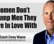 Why normal healthy women don’t dump men they are in love with, only men they have lost attraction and respect for.nnIn this video coaching newsletter I discuss an email from a viewer who has been following my work for a few years and has read 3% Man 16 times. He just broke up with his girlfriend of a year after she revealed she was going on a sabbatical with her friends for three months and didn’t want him there with her. She started becoming distant and cold in the past three weeks and he m