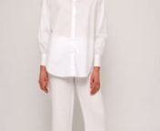 Linni shirt +Bianco crepe pants (white) from linni