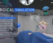 A VR surgery training simulation from Ghost Medical connects up to 8 users in a virtual reality operation room. Sales reps can meet with more surgeons in less time anywhere in the world.nAt Ghost Productions our goal is to explain the benefit of medicine to humanity by providing content that is geared toward patient education and surgical training. We make highly functional VR surgical simulations that make it possible to conduct surgery trainings and demonstrate medical devices everywhere, with