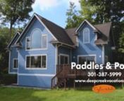 Book Paddles and Poles today! &#124; https://www.deepcreekvacations.com/booking/paddles-and-polesn────────────────────────────────────────nnDiscover a truly delightful experience when you choose Paddles &amp; Poles for your Deep Creek escape! Located in the lake front Silver Tree Landing community, this tastefully decorated home has all of the vacation essentials plus a lot more!nnA retreat for all seasons, the central