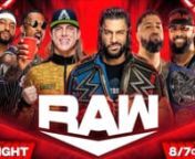 WWE Raw Live Stream (July 25, 2022): Six-Man Tag Team MatchnnWatch WWE Raw Live Stream Full HD (July 25, 2022) On SportsHub:- https://bit.ly/3IKDIvKnnWWE Raw Live Stream (July 25, 2022): Monday Ngihts returns to your screens tonight with a new live episode coming from The Madison Square Garden, New York, NY.nnWWE is set to present a not-to-miss episode of Raw this week, featuring The Bloodline clash with Riddle &amp; The Street Profits in epic Six-Man Tag Team Match.nnThe undisputed WWE Universa