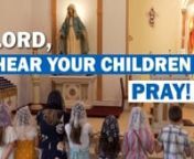 See how children can pray the rosary.Here the explanation of how Mary, the Blessed Mother, brings us closer to Our Lord and Savior just like she brought Jesus to Elizabeth andJohn the Baptist!nn“Let the little children come to me…” Matthew 19:14