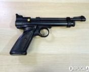 www.ReplicaAirguns.comnnType: Pellet Pistol.nManufacturer: CrosmannModel: 2240.nMaterials: Mostly metal with some plastic.nWeight: 1.81 pounds (821 grams).nBarrel: 7.5 inches (190.5mm) - metal, rifled.nPropulsion: Single 12 gram CO2.nAction: Single Shot SAO.nAmmunition Type: .22 Caliber Pellets.nAmmunition Capacity: 1.nMax FPS: 460.nnThe Crosman 2240 CO2 .22 Caliber Pellet Pistol may not be the most impressive looking airgun on the market but it does have an amazing track record for being reliab