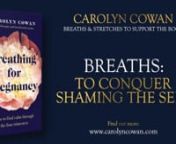 This breath practice, imbued with this specific intention, can be an empowering breath to take on. nnRead more about it in the book: nnhttps://amzn.eu/d/9fPpfw1 nnPlease note that by taking part in this series, you agree to my terms and conditions and have noted the medical disclaimer, which is copied below.nnI very much hope that you find the book, and these videos, a source of comfort and support during your pregnancy and postnatal period. nnIf you have questions or feedback whilst working