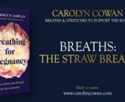 The Straw Breath invites you to roll the tongue but, if you&#39;re unable to, worry not. There is an alternative way to work with the tongue. nnLearn more about the breaths in my book: nnhttps://amzn.eu/d/9fPpfw1 nnPlease note that by taking part in this series, you agree to my terms and conditions and have noted the medical disclaimer, which is copied below.nnI very much hope that you find the book, and these videos, a source of comfort and support during your pregnancy and postnatal period. nnI