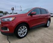 This is a USED 2022 FORD EDGE TITANIUM offered in Harvey Louisiana by Harvey Ford (USED) located at 3737 Lapalco Boulevard, Harvey, LouisianannStock Number: PF1135nnCall: (504) 224-9497nnFor photos &amp; more info: nhttps://www.fordofharvey.com/inventory/2FMPK4K97NBA41741nnHome Page: nhttps://www.fordofharvey.com/