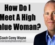 How to setup your life to facilitate meeting and dating high value women so they seek you out.nnIn this video coaching newsletter I discuss a question from somebody whose work I appreciate and value. He asks how the hell does he meet a high value woman. He’s a gun loving pro American patriot who is also a country boy that likes to fish and hunt. He’s looking to meet a great lady who shares similar goals and values, but more than likely his social circle and activities and the sometimes remot