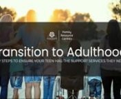 Recorded November 2023nnCompanion document: https://autismalberta.ca/transition-to-adult-services-in-alberta/nnAs youth move towards adulthood, families have questions about services that may be offered and available to them. Being aware of these services, understanding how they work, then knowing how to access them can offer confidence and relief to families.nnIn this presentation, we discuss information about accessing the Alberta system of support services for families who care for a loved on