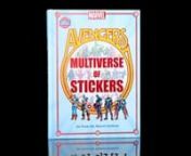 This vast collection of more than 1,000 stickers has been curated from the pages of Marvel comic books dating back to Captain America’s first appearance in 1941. In chronological order of their debut, each member of the Avengers is highlighted through iconic poses, badges, catchphrases, and memorable covers and comic panels on full-color reusable stickers that you can use to decorate notebooks, water bottles, and stationery, or to create your own scenes. Between each character section are page