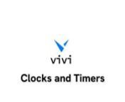 Turn your classroom displays into a full screen clock, timer, or stopwatch with Vivi. Watch to learn how!