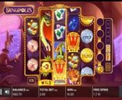 Enter the enigmatic world of Dinopolis which is essentially a Dinosaur version of Las Vegas. This high volatility slot can have wins reaching up to 50,000x your stake!nnWith Dino Coin Symbols, Dino Bonus, Dino Coin Collector and Sticky Stack Wilds - there’s unlimited potential on what you can achieve in this slot. Not only that, but it has a funky design that’ll leave you wanting to party with the dinosaurs.nnnRead our full review - https://slotgods.co.uk/online-slots/dinopolis