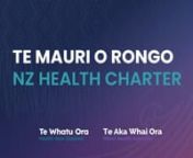 Te Whatu Ora and Te Aka Whai Ora Chief Executives Margie Apa and Riana Manuel explain the development of Te Mauri o Rongo, the New Zealand Health Charter, and how these values and principles aim to not only improve the working life for kaimahi right across the hauora health sector of Aotearoa, but why it&#39;s then worthwhile to encourage others to become a part of our health workforce.