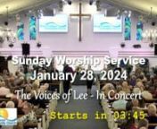 This Sunday, our special guests The Voices of Lee from Lee University in Cleveland, Tennessee will be performing their unique stylings of a cappella Christian vocal music and sharing their personal testimonies.Carolyn Craft (organ) and Diane Berger (piano) will play the prelude