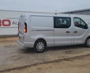 Vauxhall Vivaro 6 Speed, 6 Seater Crew Cab Van, Side Doors, Cruise Control, Bluetooth, Parking Sensors, A/C (Reg. Docs. Available, Tested 12/24) - AE67 YJY - W0VF7D600HV668843n140390415 - AK