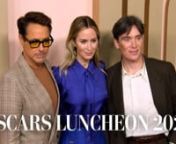This week Oscar nominees gathered for the annual luncheon held by the Academy. This year’s event was held at the Beverly Hilton in Beverly Hills. Stars, directors, producers, and more from nominated films stunned on the red carpet and gathered for the traditional Oscars