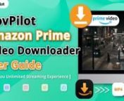 In this video tutorial, we will show you how to use save Amazon videos in high quality for offline viewing!nn�Tool you need: https://bit.ly/3LBzEBbnnWhy Choose MovPilot Amazon Plus Video Downloader?n-Convert Amazon Prime videos to Full HD 1080P MP4/MKVn-Grab multiple episodes in batch at 5X faster speedn-Preserve the original audio and subtitles in up to 6 languagesn-Keep Dolby Atmos 5.1 surround sound for superior playbacknn�Follow MovPilot for more tips:n- Subscribe Our Channel:nhttps://ww