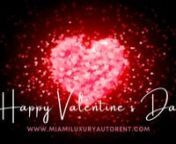 Surprise your loved one this Valentine&#39;s Day with a luxury car rental, take advantage of our Valentine&#39;s Day specials and make this year one to remember.