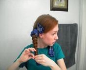 http://RapunzelsResource.wordpress.comnnThis is a tutorial for long hair-- How to set your hair with bandanas.The first part shows how to make waves.The second part shows how to make curls, both ringlets and spiral curls.Since this is a