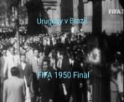 In the final of the 1950 FIFA World cup between Brazil and Uruguay, Brazil opens the match with the Friaça&#39;s 47th minute goal which brings brazil to 0 × 1 but schiaffino equalised by 66th minute goal. Now, the score is 1 × 1. Ghiggia&#39;s 79th minute goal helps Uruguay to win the world cup 2 × 1 against Brazil.