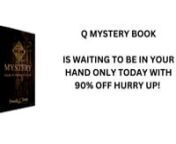 Q Mystery Book Reviews: https://cutt.ly/23BrgkPnnnnnnnQ mystery book reviewsnnhttps://www.bitchute.com/video/UatZoN4oC1AZ/nnnnnQ Mystery Book is a thrilling genre of literature that captivates readers with its suspense, intrigue, and unexpected twists nnnnand turns. This genre has been popular for decades and continues to enthrall readers with its complex plots, intricate characters, and compelling storytelling. In this article, we will discuss what Q Mystery Books are, what makes them unique, a