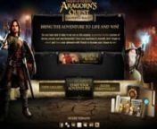 A quick overview of an Augmented Reality site we built for The Lord of the Rings: Aragorn&#39;s Quest.nnUser&#39;s would take trading cards, that were placed into print ads, to the AR site we built. The markers on the back of the cards would activate different powers in the AR. User&#39;s could save their videos and share with their friends via FB and email. Whoever shared the most, ended up winning the grand prize.nnThe results came in very positive. Through the Print and Rich Media initiatives we ended up