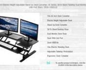 Click here&#62;https://amzn.to/3TvculH&#60;to see this product on Amazon!nnnnAs an Amazon Associate I earn from qualifying purchases. Thanks for your support!nnnnnnVIVO 42 inch Electric Height Adjustable Stand Up Desk Converter, VE Series, Sit to Stand Tabletop Dual Monitor Riser with USB Port, Black, DESK-V000VLEnnVivo 42 Inch Desk ConverternElectric Height Adjustable DesknStand Up Desk ConverternSit To Stand Desktop RisernDual Monitor Desk RisernDesk With Usb PortnDesk-V000VlenVivo Electric St