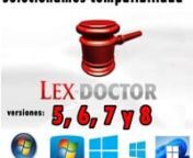 Instalacion soporte Tecnico reparacion Lex Doctor 5, 6, 7 y 8 Abogados estudios juridicos o estudiantes de derecho. Compatibilidad con windows 7, 8, 10 y 11 de 32 y 64 bits. CHAVEZ COMPUTACION@ChavezComputacion#chavezcomputacionREPARACION del LEX DOCTOR 5, 6, 7 y 8 para PC SERVIDOR o PC CLIENTEnnWHATSAPP: nhttps://wa.me/+5491157272369/nnMESSENGER: nhttp://m.me/CHAVEZTecnicoPC/nnTienda:nhttps://www.chavezcomputacion.com/product-page/soporte-tecnico-lex-doctor-5-6-7-y-8-chavez-computacionnnI