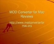 Mod Converter for Mac helps you easily convert MOD files to other popular formats like M4V and AVI so that you can play them on iPhone, iPad or your smartphones.nnnnnhttp://www.modconverterformac.org