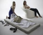 I created the paq chair because more than a year ago I had a small empty room with one mattress. I wanted an armchair and I didn&#39;t liked to put the messy looking mattress away when somebody came to me. This easily fold able solution is probably the world simplest armchair transformable into bed. It consist of only three elements a foam mattress, a textile cover with zipper and an optional fiber drum or a permanently attached protective sheet. The hard mattress is 10 cm thick and because it is fo