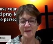 Anne O’Brien, Leader of Mission Integration for St Agnes’ Catholic Parish, reads and reflects on the Gospel of Matthew (5: 38-42) in which Jesus tells his disciples ‘Give to anyone who asks and if anyone wants to borrow do not turn away’.n nAnne notes it is a very challenging Gospel we hear today… ‘Love your enemies, give to anyone who asks’.Our faith in Christ should affect every aspect of our lives.It should affect all our interactions: in our family, in community, in communi
