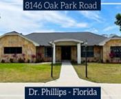 This video is about a house for sale at 8146 Oak Park Rd. in Dr. Phillips, Florida