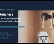 The Foster Youth to Independence (FYI) initiative makes Housing Choice Voucher (HCV) assistance available to Public Housing Agencies (PHAs) in partnership with Public Child Welfare Agencies (PCWAs). This webinar focused on practical solutions to leverage FYI vouchers to help solve the housing crisis for our transition age youth. nnRuth White, Executive Director of the National Center for Housing &amp; Child Welfare, joined us to share resources to aid in linking youth to FYI vouchers, recruiting