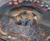 NEU - NOUVEAU - NEW 2021: Halb Grillrost, halb Grillring / Demi-grille, demi-anneau de gril / Half grill rack, half grill ring ::: Grillland.ch